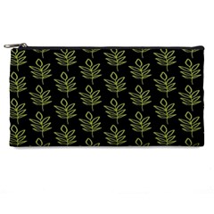 Autumn Leaves Black Pencil Case by ConteMonfrey