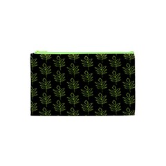 Autumn Leaves Black Cosmetic Bag (xs) by ConteMonfrey