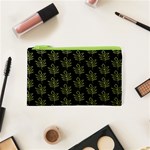 Autumn Leaves Black Cosmetic Bag (XS) Front