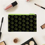 Autumn Leaves Black Cosmetic Bag (XS) Back