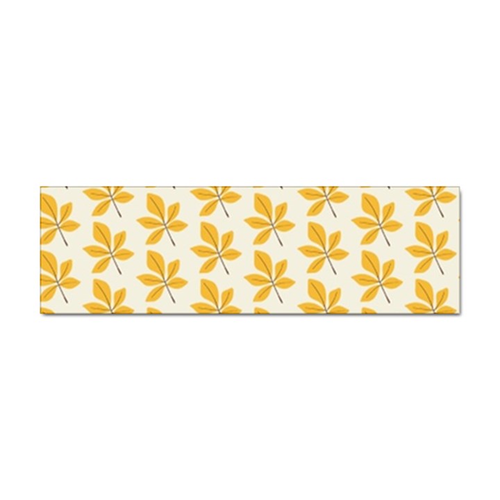 Orange Leaves   Sticker Bumper (10 pack)