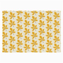 Orange Leaves   Large Glasses Cloth (2 Sides) by ConteMonfrey