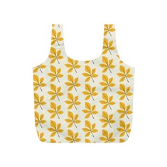 Orange Leaves   Full Print Recycle Bag (s) by ConteMonfrey