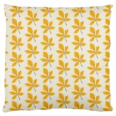 Orange Leaves   Standard Flano Cushion Case (two Sides) by ConteMonfrey