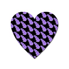 Cute Lavanda Black Heart Magnet by ConteMonfrey