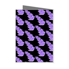 Cute Lavanda Black Mini Greeting Cards (pkg Of 8) by ConteMonfrey