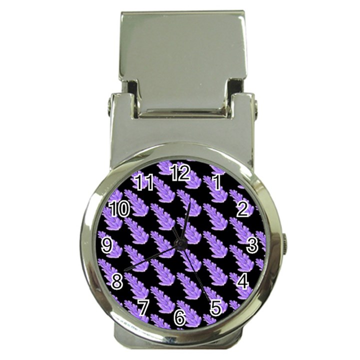 Cute Lavanda Black Money Clip Watches