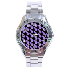 Cute Lavanda Black Stainless Steel Analogue Watch by ConteMonfrey