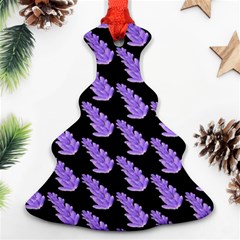 Cute Lavanda Black Christmas Tree Ornament (two Sides) by ConteMonfrey