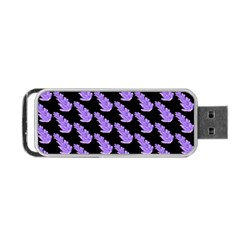 Cute Lavanda Black Portable Usb Flash (one Side) by ConteMonfrey