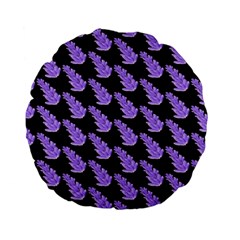 Cute Lavanda Black Standard 15  Premium Flano Round Cushions by ConteMonfrey