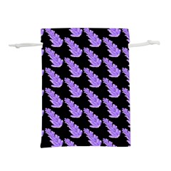 Cute Lavanda Black Lightweight Drawstring Pouch (m) by ConteMonfrey