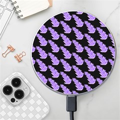 Cute Lavanda Black Wireless Charger by ConteMonfrey