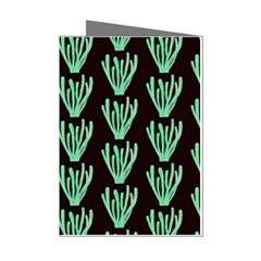 Watercolor Seaweed Black Mini Greeting Cards (pkg Of 8) by ConteMonfrey