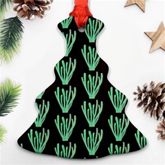 Watercolor Seaweed Black Ornament (christmas Tree)  by ConteMonfrey