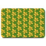 Orange Leaves Green Large Doormat 30 x20  Door Mat