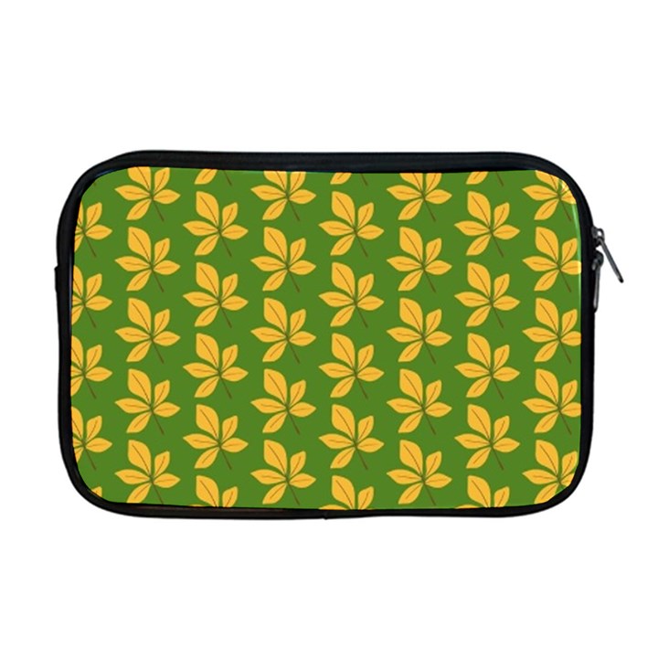 Orange Leaves Green Apple MacBook Pro 17  Zipper Case