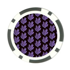 Black Seaweed Poker Chip Card Guard (10 Pack) by ConteMonfrey