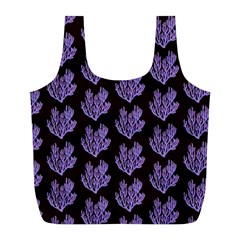 Black Seaweed Full Print Recycle Bag (l) by ConteMonfrey