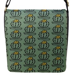 Cactus Green Flap Closure Messenger Bag (s) by ConteMonfrey