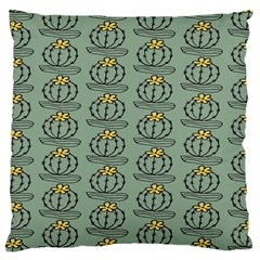 Cactus Green Standard Flano Cushion Case (one Side) by ConteMonfrey