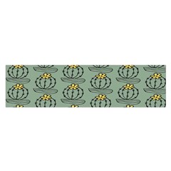 Cactus Green Oblong Satin Scarf (16  X 60 ) by ConteMonfrey