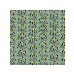 Cactus Green Square Satin Scarf (30  X 30 ) by ConteMonfrey