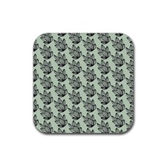 Cactus Lines Rubber Coaster (square) by ConteMonfrey