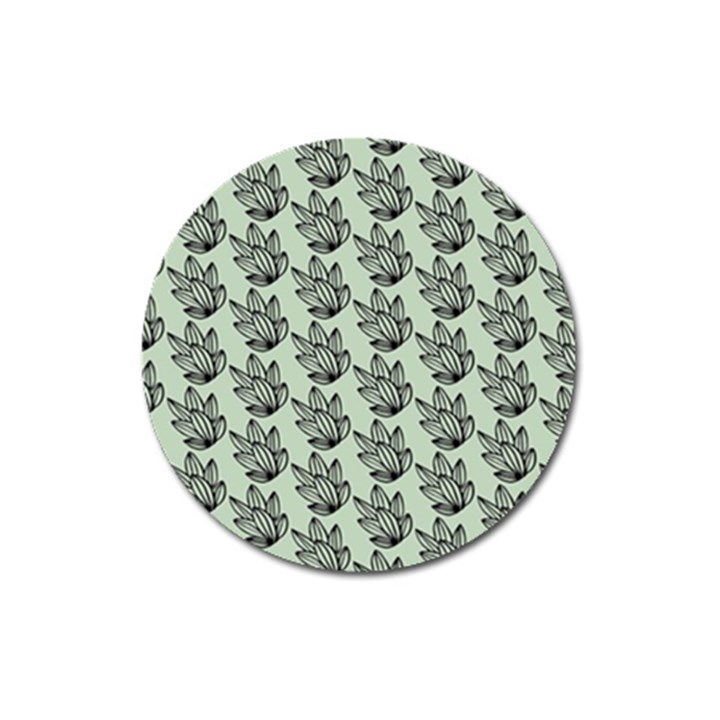 Cactus Lines Magnet 3  (Round)