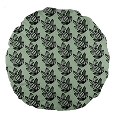 Cactus Lines Large 18  Premium Round Cushions by ConteMonfrey