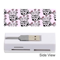 Lovely Cactus With Flower Memory Card Reader (stick) by ConteMonfrey