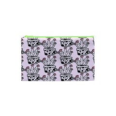 Lovely Cactus With Flower Cosmetic Bag (xs) by ConteMonfrey