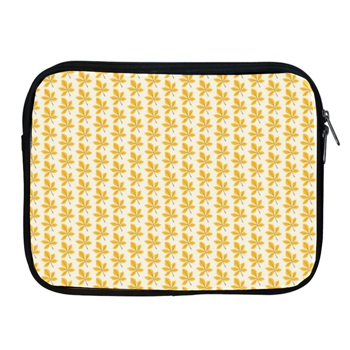 Orange Autumn Leaves Apple iPad 2/3/4 Zipper Cases