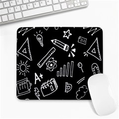 Knowledge Drawing Education Science Large Mousepad by Wegoenart