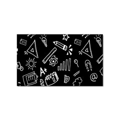 Knowledge Drawing Education Science Sticker (rectangular)