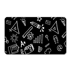 Knowledge Drawing Education Science Magnet (rectangular) by Wegoenart