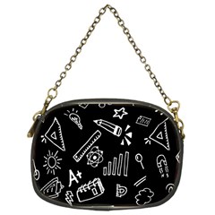 Knowledge Drawing Education Science Chain Purse (one Side) by Wegoenart