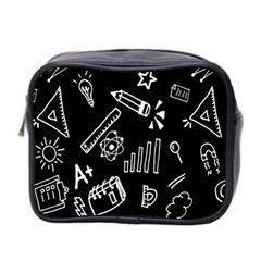 Knowledge Drawing Education Science Mini Toiletries Bag (two Sides) by Wegoenart