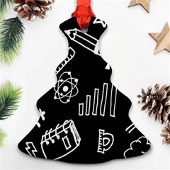 Knowledge Drawing Education Science Ornament (christmas Tree) 