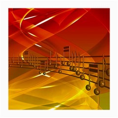 Music Notes Melody Note Sound Medium Glasses Cloth by Wegoenart