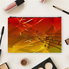 Music Notes Melody Note Sound Cosmetic Bag (large) by Wegoenart