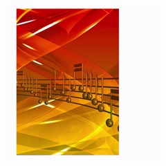 Music Notes Melody Note Sound Large Garden Flag (two Sides) by Wegoenart