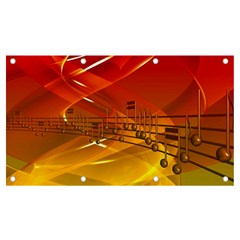 Music Notes Melody Note Sound Banner And Sign 7  X 4 