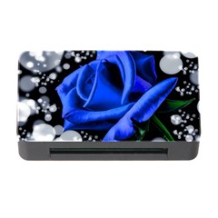 Blue Rose Bloom Blossom Memory Card Reader With Cf by Wegoenart