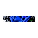 Blue Rose Bloom Blossom Flano Scarf (Mini) Back