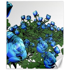 Flower Roses Rose Nature Bouquet Canvas 8  X 10  by Wegoenart