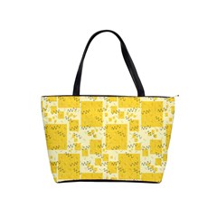 Party Confetti Yellow Squares Classic Shoulder Handbag by Wegoenart