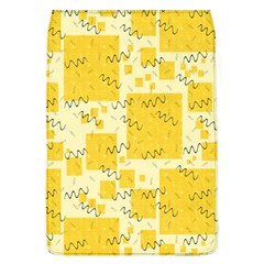 Party Confetti Yellow Squares Removable Flap Cover (l) by Wegoenart