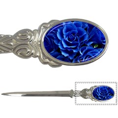 Blue Rose Flower Plant Romance Letter Opener by Wegoenart