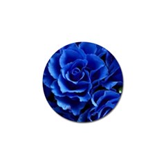 Blue Rose Flower Plant Romance Golf Ball Marker by Wegoenart